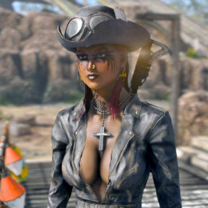 Yasmin sporting her Sharp Shooter Hat