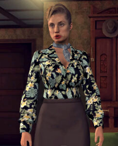 The only decent looking girl so far in L.A. Noire.