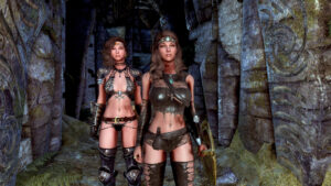 Sisters Katya and Jenna stand in the Underground