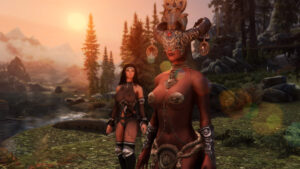 Crazy Mage In The Sunlight In Skyrim