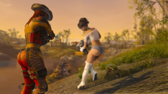 Skidding to a halt, piper has the moves