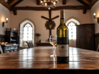 {"prompt":"a single bottle of expensive wine is sitting on a large wooden table with one wine glass behind it, in a medieval kitchen","originalPrompt":"a single bottle of expensive wine is sitting on a large wooden table with one wine glass behind it, in a medieval kitchen","width":1478,"height":1108,"seed":975251,"model":"flux","enhance":false,"nologo":true,"negative_prompt":"worst quality, blurry","nofeed":true,"safe":true,"quality":"medium","image":null,"isMature":false,"isChild":false}