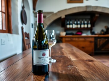{"prompt":"a single bottle of expensive wine is sitting on a large wooden table with one wine glass behind it, in a medieval kitchen","originalPrompt":"a single bottle of expensive wine is sitting on a large wooden table with one wine glass behind it, in a medieval kitchen","width":1478,"height":1108,"seed":28891,"model":"flux","enhance":false,"nologo":true,"negative_prompt":"worst quality, blurry","nofeed":true,"safe":true,"quality":"medium","image":null,"isMature":false,"isChild":false}