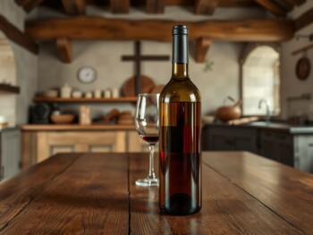 {"prompt":"a single bottle of expensive wine is sitting on a large wooden table with one wine glass behind it, in a medieval kitchen","originalPrompt":"a single bottle of expensive wine is sitting on a large wooden table with one wine glass behind it, in a medieval kitchen","width":1478,"height":1108,"seed":405043,"model":"flux","enhance":false,"nologo":true,"negative_prompt":"worst quality, blurry","nofeed":true,"safe":true,"quality":"medium","image":null,"isMature":false,"isChild":false}
